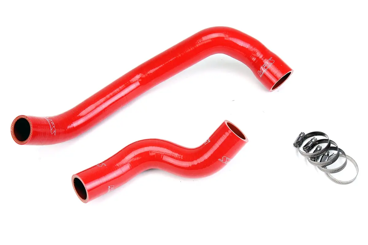 Hps Performance High Temp Reinforced Silicone Radiator Coolant Hose Kit, Red, 57-1729-Red 1