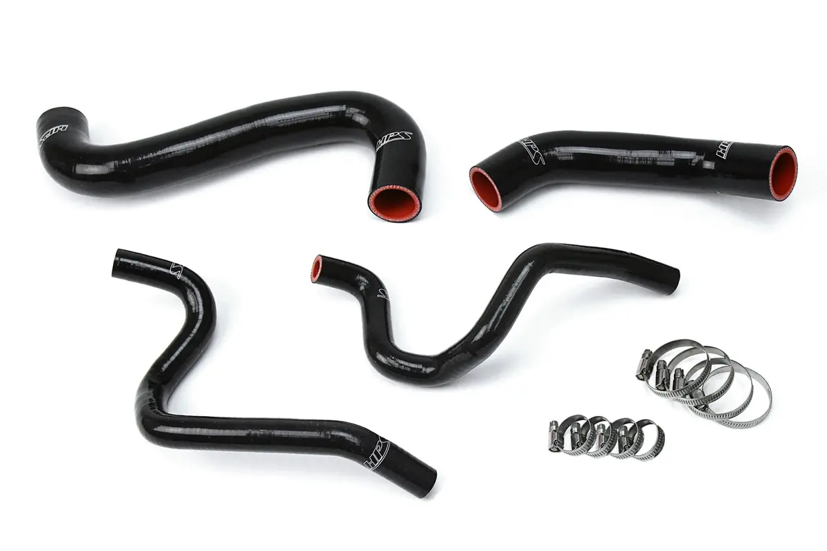 Hps Performance High Temp Reinforced Silicone Radiator And Heater Coolant Hose Kit, Black, 57-1731-Blk 1