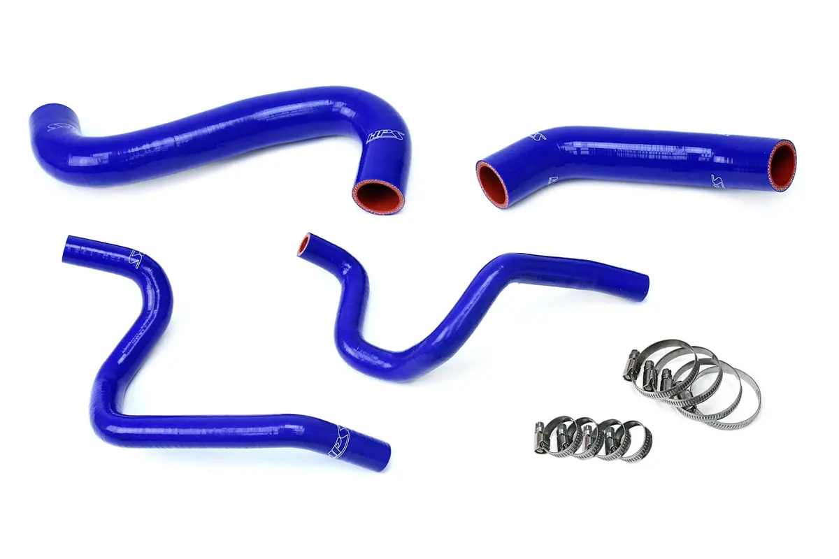 Hps Performance High Temp Reinforced Silicone Radiator And Heater Coolant Hose Kit, Blue, 57-1731-Blue 1