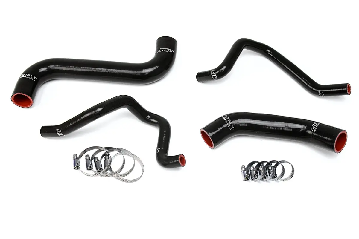 Hps Performance High Temp Reinforced Silicone Radiator And Heater Coolant Hose Kit, Black, 57-1733-Blk 1
