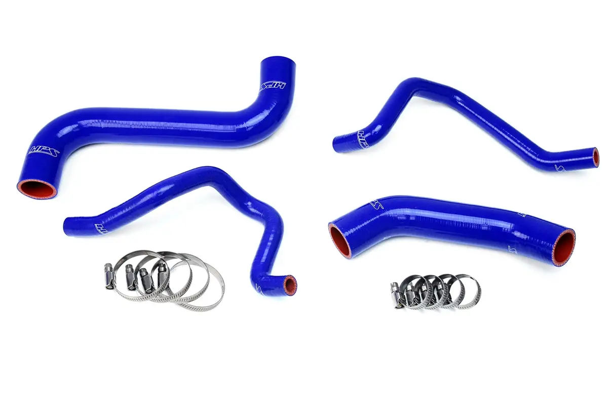 Hps Performance High Temp Reinforced Silicone Radiator And Heater Coolant Hose Kit, Blue, 57-1733-Blue 1