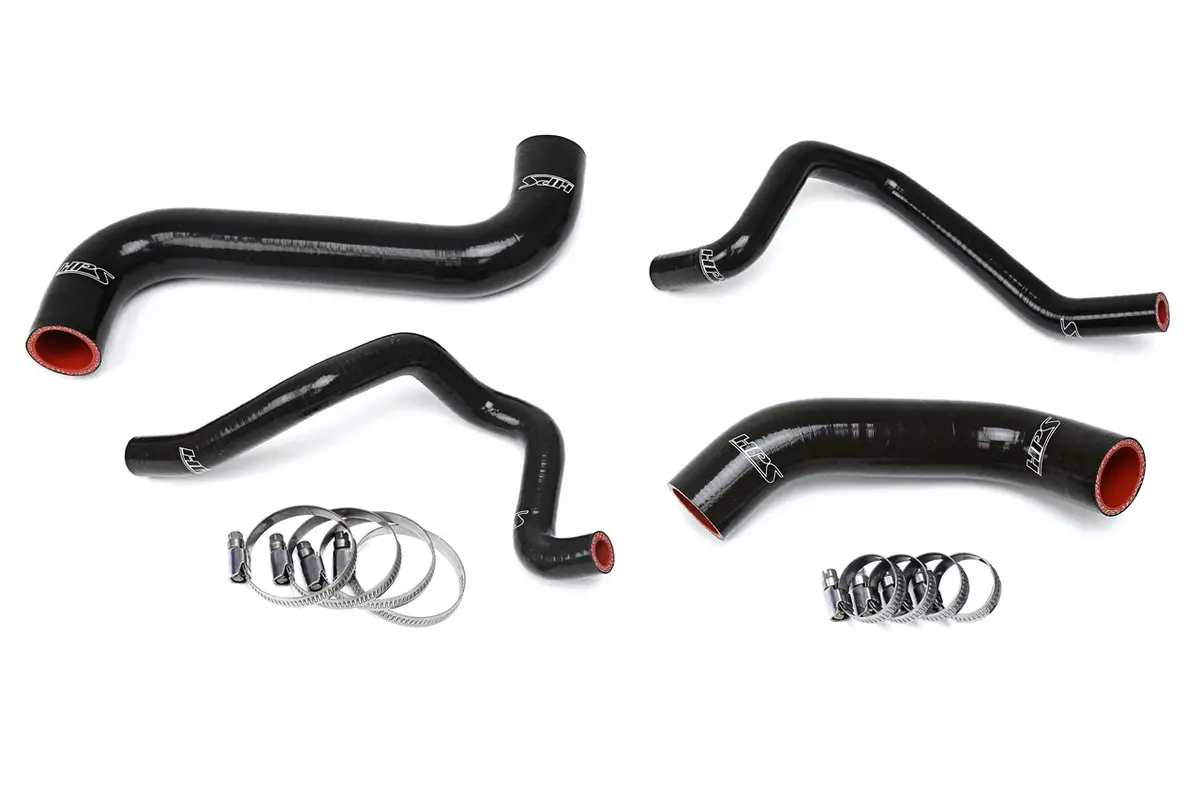 Hps Performance High Temp Reinforced Silicone Radiator And Heater Coolant Hose Kit, Black, 57-1734-Blk 1