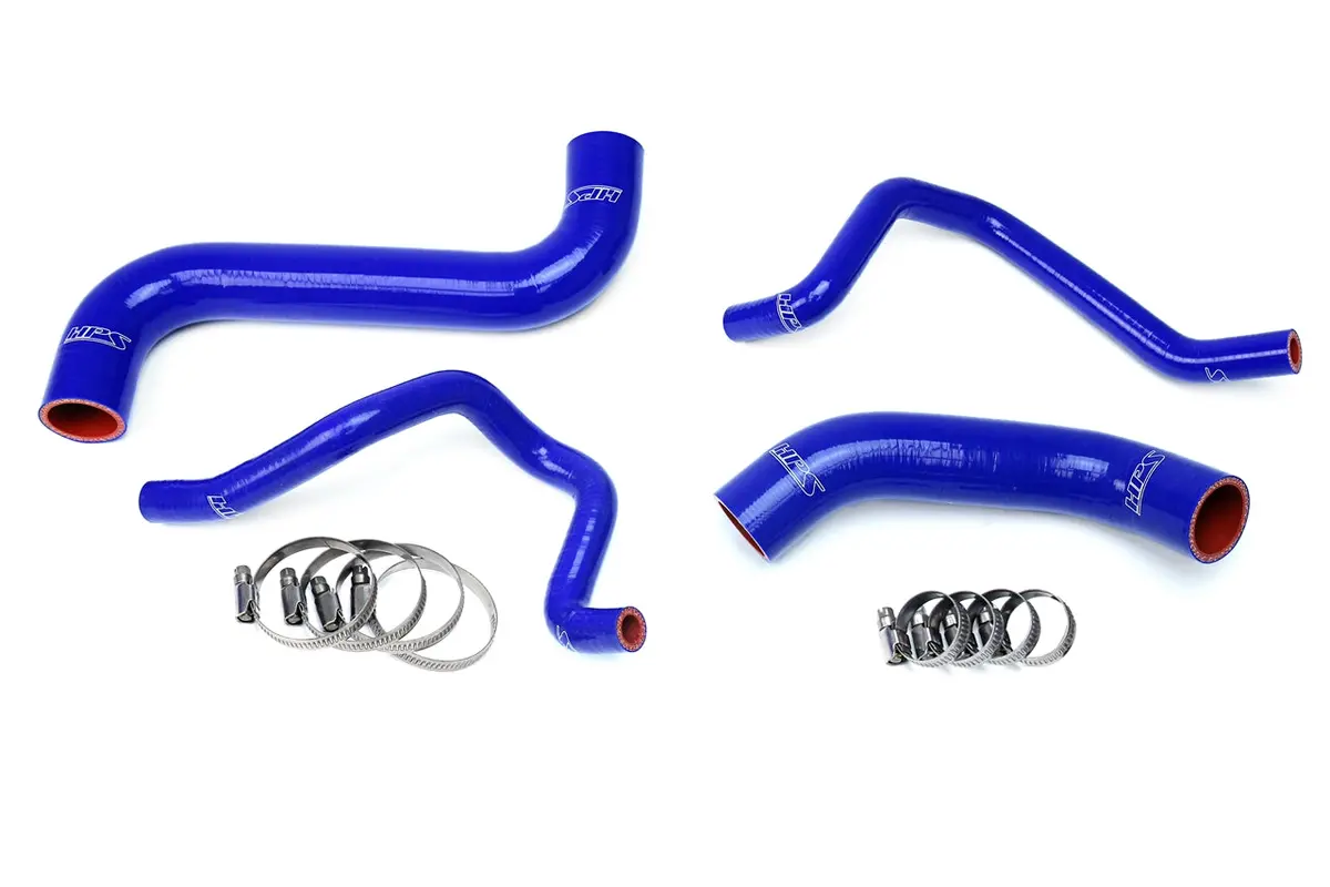 Hps Performance High Temp Reinforced Silicone Radiator And Heater Coolant Hose Kit, Blue, 57-1734-Blue 1
