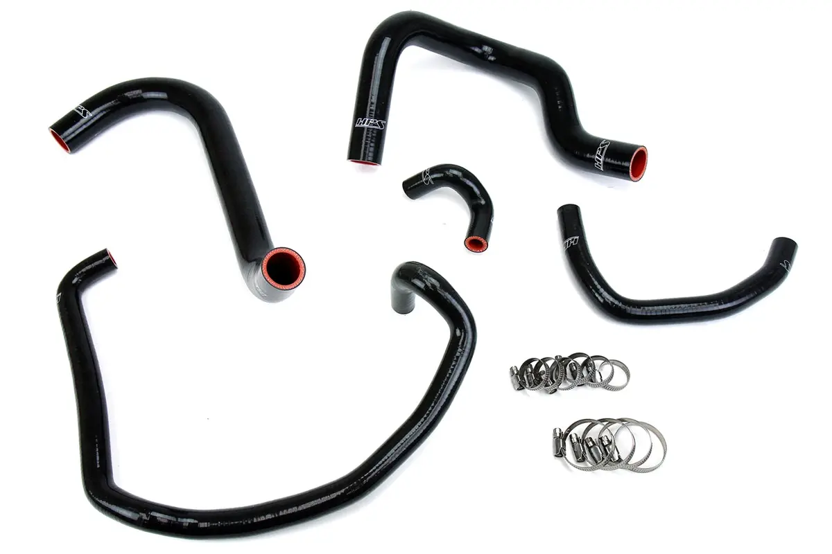 Hps Performance High Temp Reinforced Silicone Radiator And Heater Coolant Hose Kit, Black, 57-1746-Blk 1