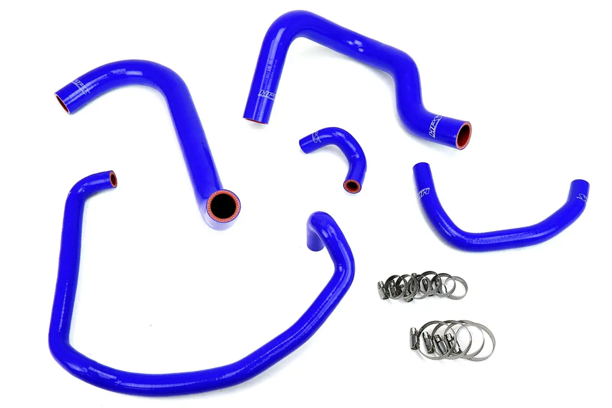 Hps Performance High Temp Reinforced Silicone Radiator And Heater Coolant Hose Kit, Blue, 57-1746-Blue 1