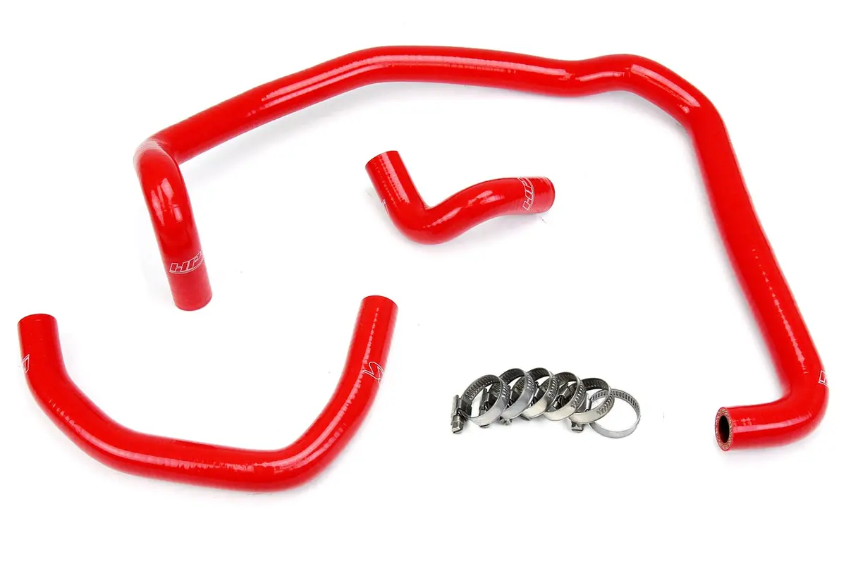 Hps Performance High Temp Reinforced Silicone Heater Coolant Hose Kit, Red, 57-1746H-Red 1