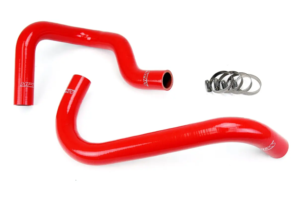 Hps Performance High Temp Reinforced Silicone Radiator Coolant Hose Kit, Red, 57-1746R-Red 1