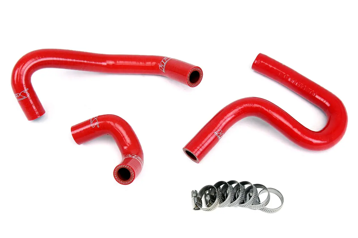 Hps Performance High Temp Reinforced Silicone Heater Coolant Hose Kit, Red, 57-1763-Red 1