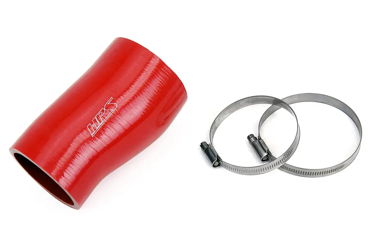 Hps Performance High Temp Reinforced Silicone Air Intake Hose Kit, Red, 57-1765-Red 1