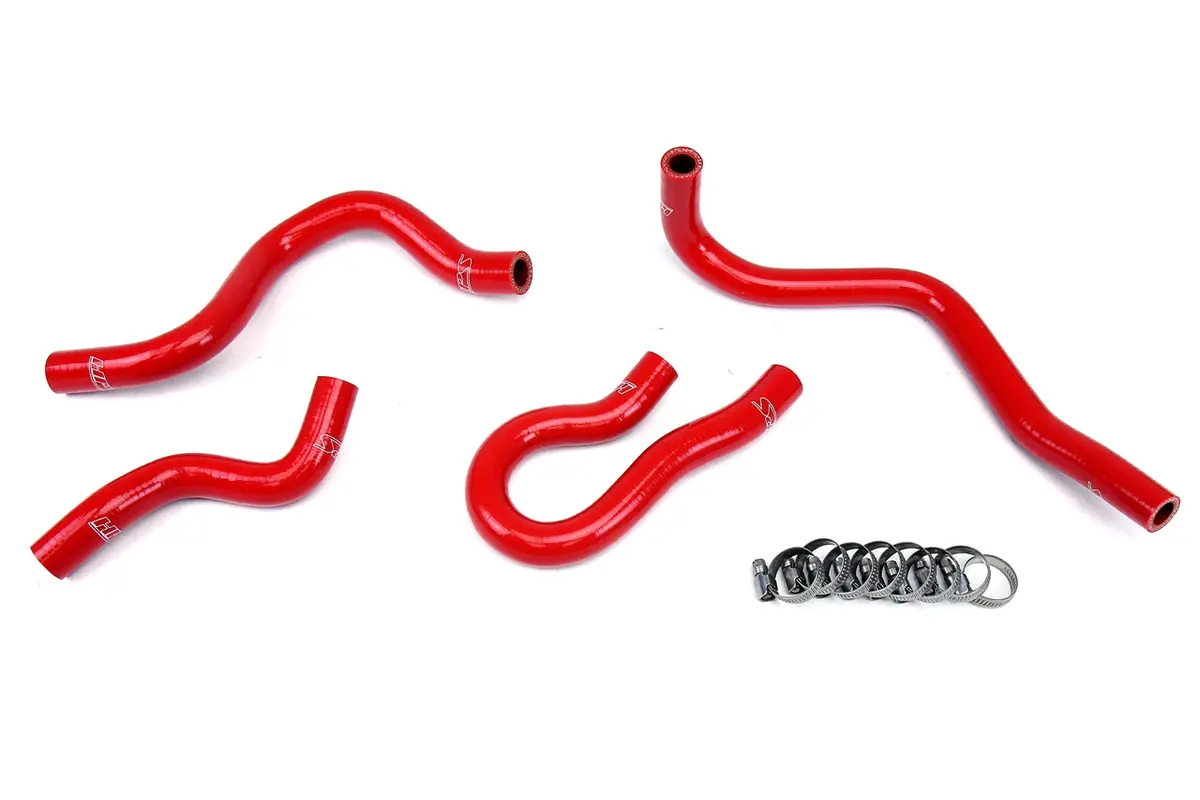 Hps Performance High Temp Reinforced Silicone Heater Coolant Hose Kit, Red, 57-1769-Red 1
