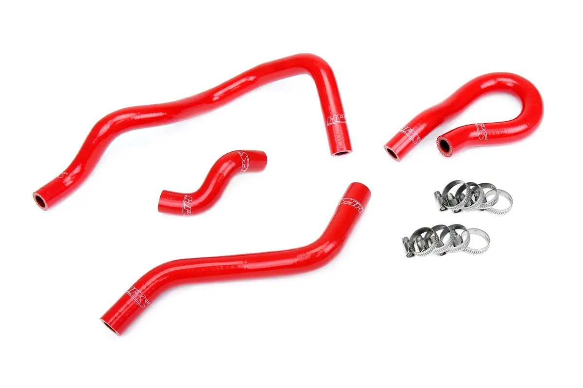 Hps Performance High Temp Reinforced Silicone Heater Coolant Hose Kit, Red, 57-1773-Red 1