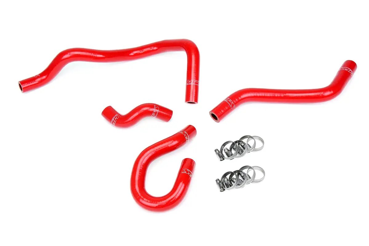 Hps Performance High Temp Reinforced Silicone Heater Coolant Hose Kit, Red, 57-1774-Red 1