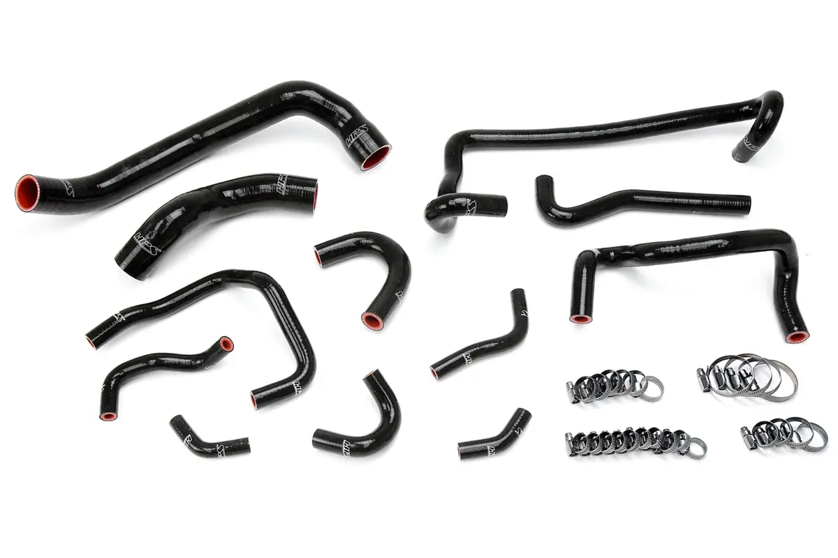 Hps Performance High Temp Reinforced Silicone Radiator And Heater Coolant Hose Kit, Black, 57-1782-Blk 1