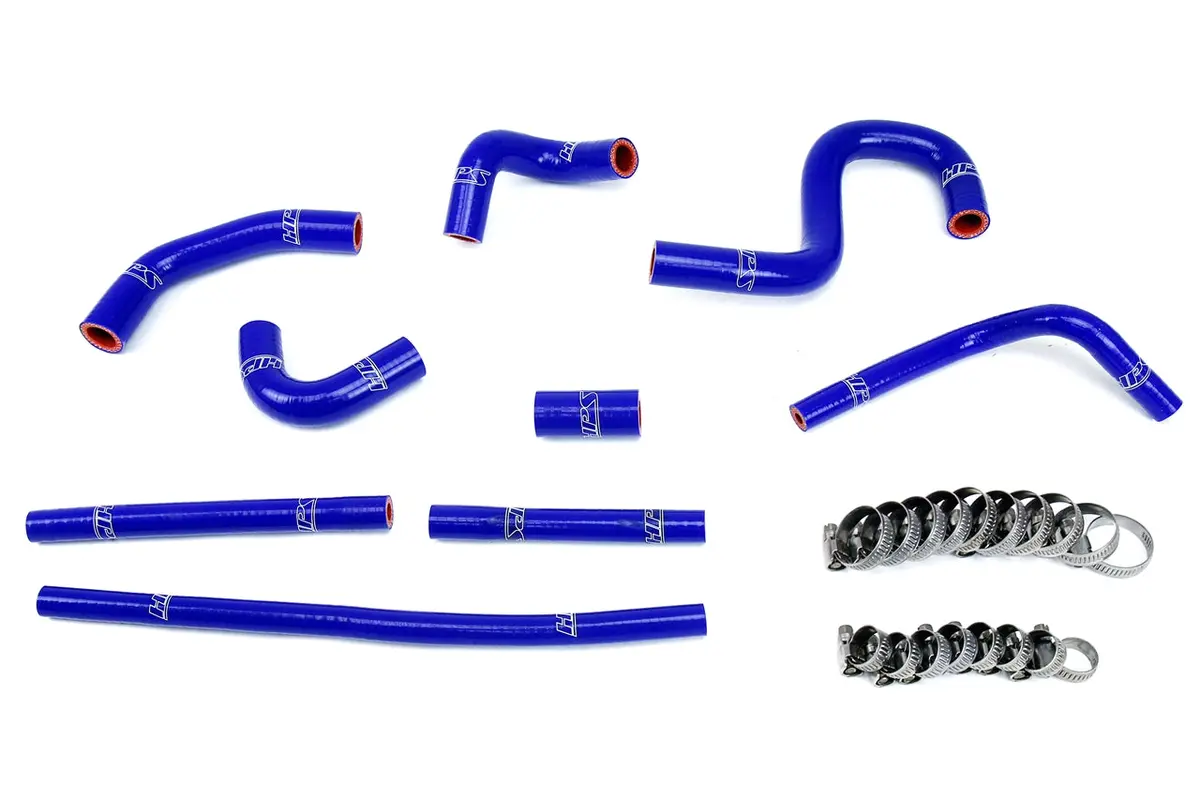 Hps Performance High Temp Reinforced Silicone Heater Coolant Hose Kit, Blue, 57-1798-Blue 1