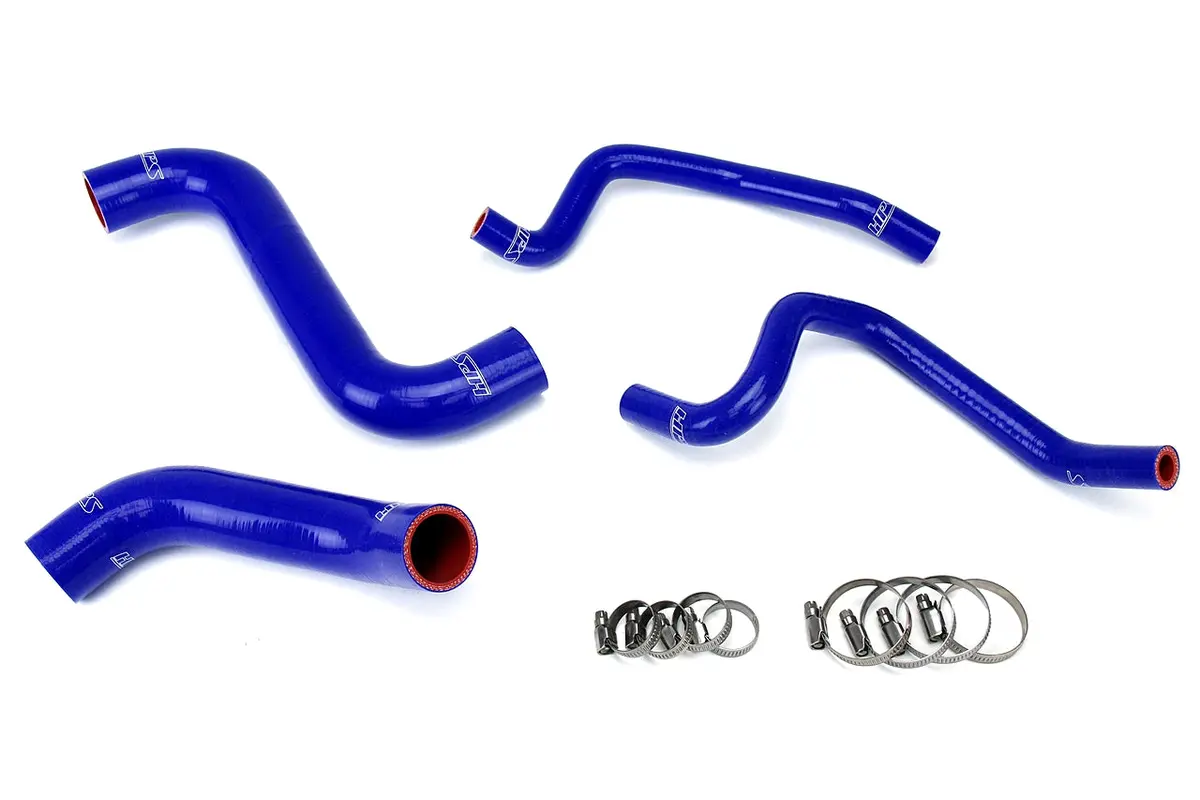 Hps Performance High Temp Reinforced Silicone Radiator And Heater Coolant Hose Kit, Blue, 57-1809-Blue 1