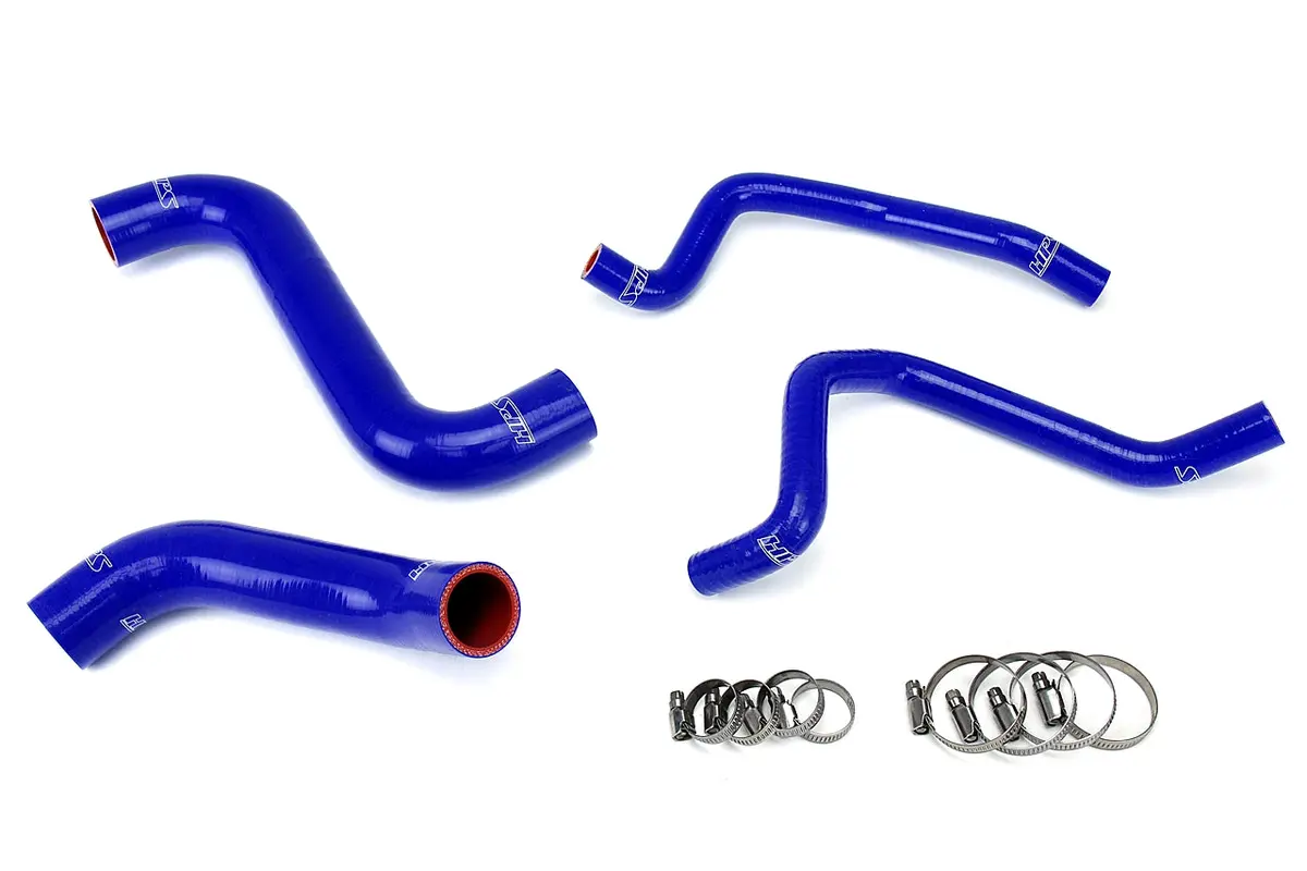 Hps Performance High Temp Reinforced Silicone Radiator And Heater Coolant Hose Kit, Blue, 57-1810-Blue 1
