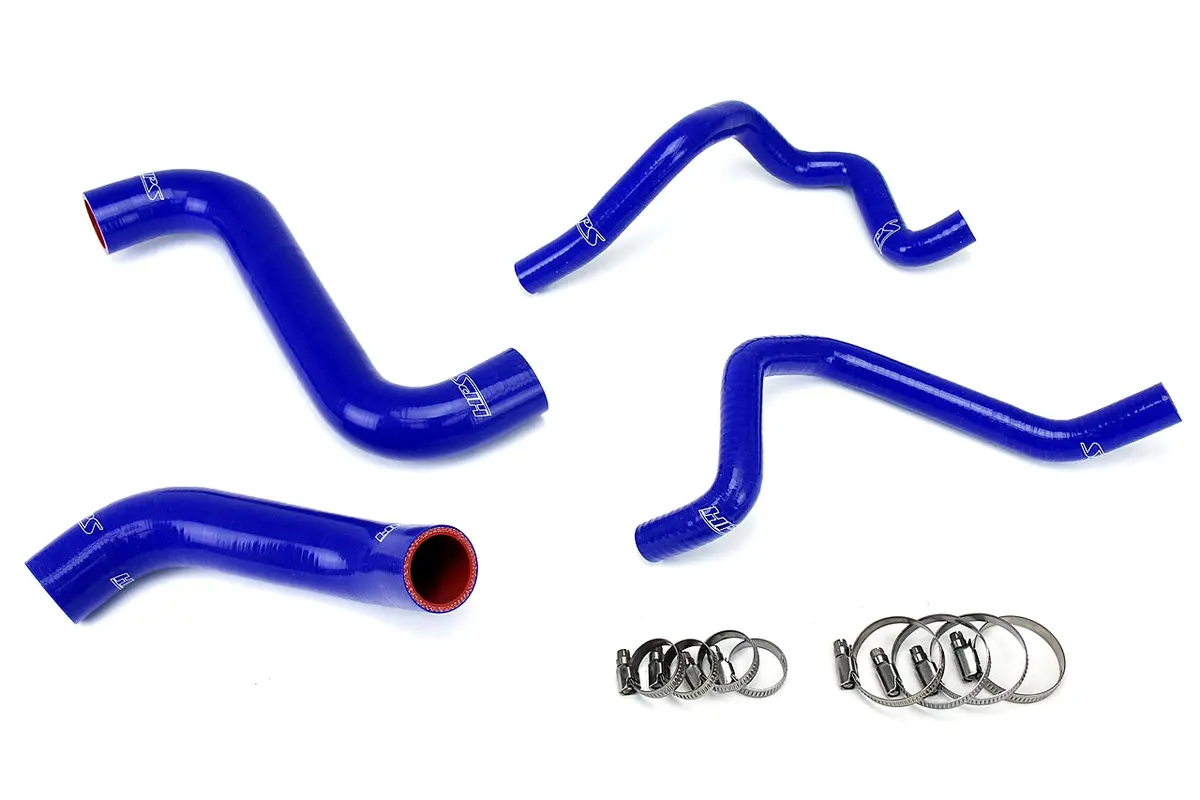 Hps Performance High Temp Reinforced Silicone Radiator And Heater Coolant Hose Kit, Blue, 57-1811-Blue 1