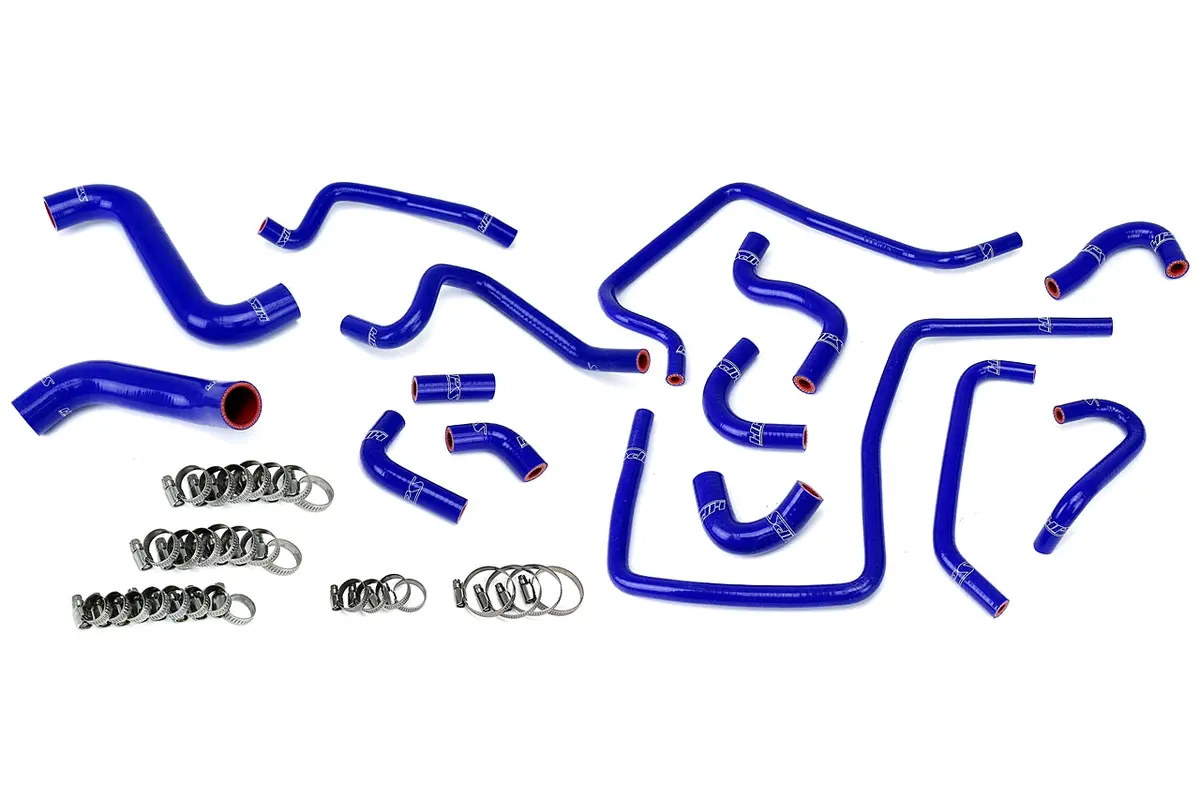 Hps Performance High Temp Reinforced Silicone Radiator, Heater And Ancillary Coolant Hose Kit, Blue, 57-1812-Blue 1