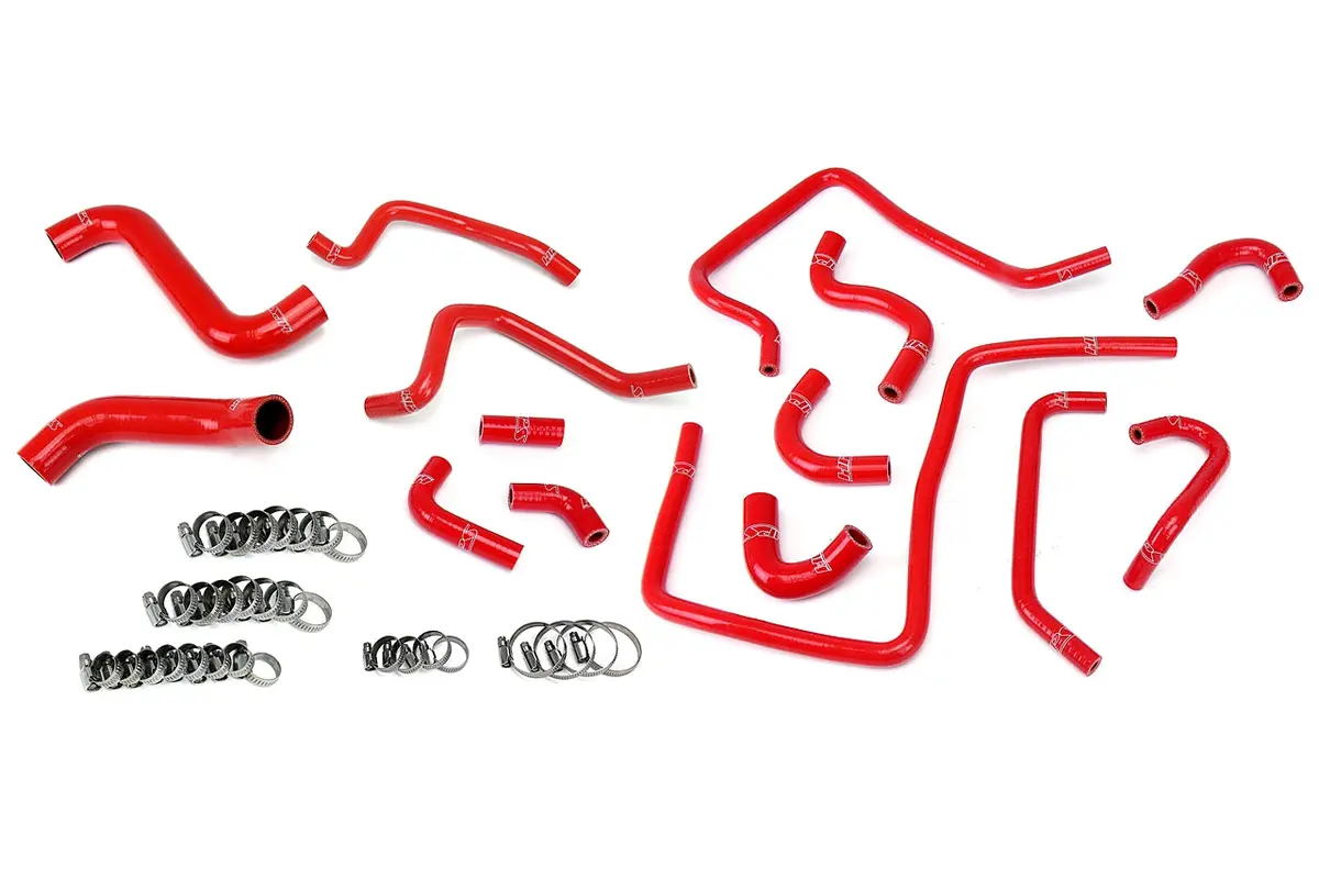 Hps Performance High Temp Reinforced Silicone Radiator, Heater And Ancillary Coolant Hose Kit, Red, 57-1812-Red 1