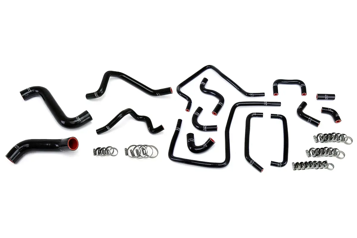 Hps Performance High Temp Reinforced Silicone Radiator, Heater And Ancillary Coolant Hose Kit, Black, 57-1814-Blk 1