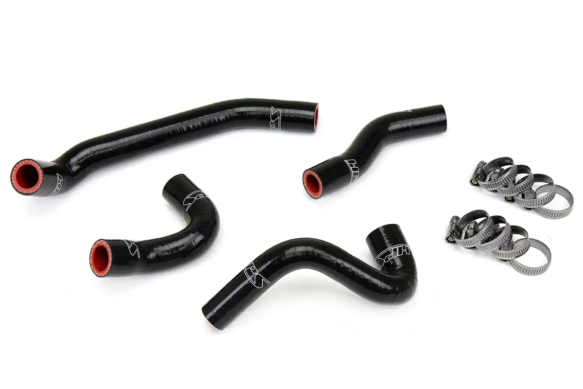 Hps Performance High Temp Reinforced Silicone Radiator Coolant Hose Kit, Black, 57-1824-Blk 1