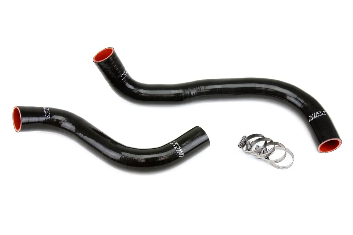 Hps Performance High Temp Reinforced Silicone Radiator Coolant Hose Kit, Black, 57-1828-Blk 1