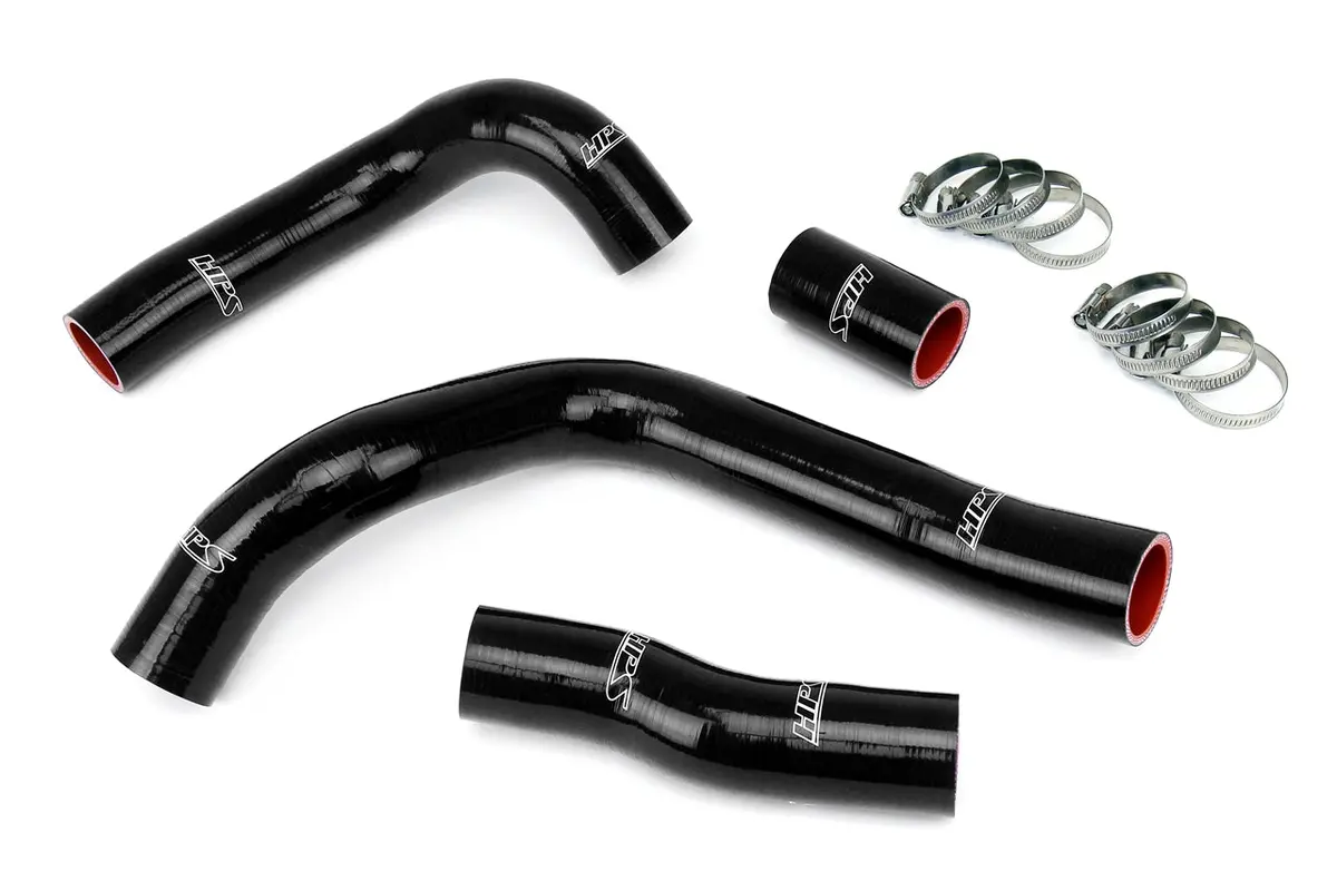 Hps Performance High Temp Reinforced Silicone Radiator Coolant Hose Kit, Black, 57-1829-Blk 1