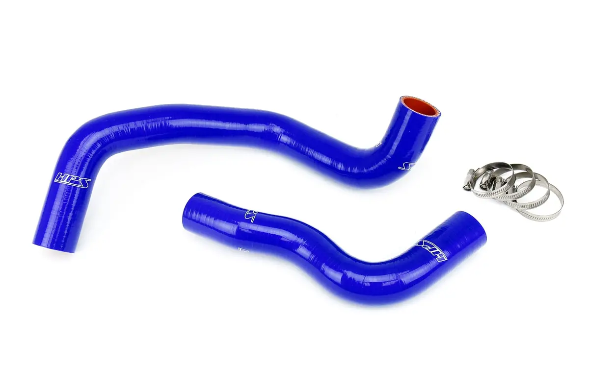 Hps Performance High Temp Reinforced Silicone Radiator Coolant Hose Kit, Blue, 57-1833-Blue 1