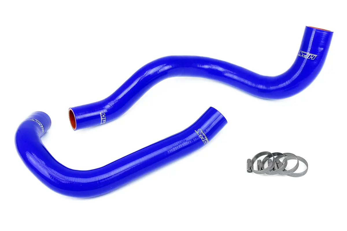 Hps Performance High Temp Reinforced Silicone Radiator Coolant Hose Kit, Blue, 57-1834-Blue 1