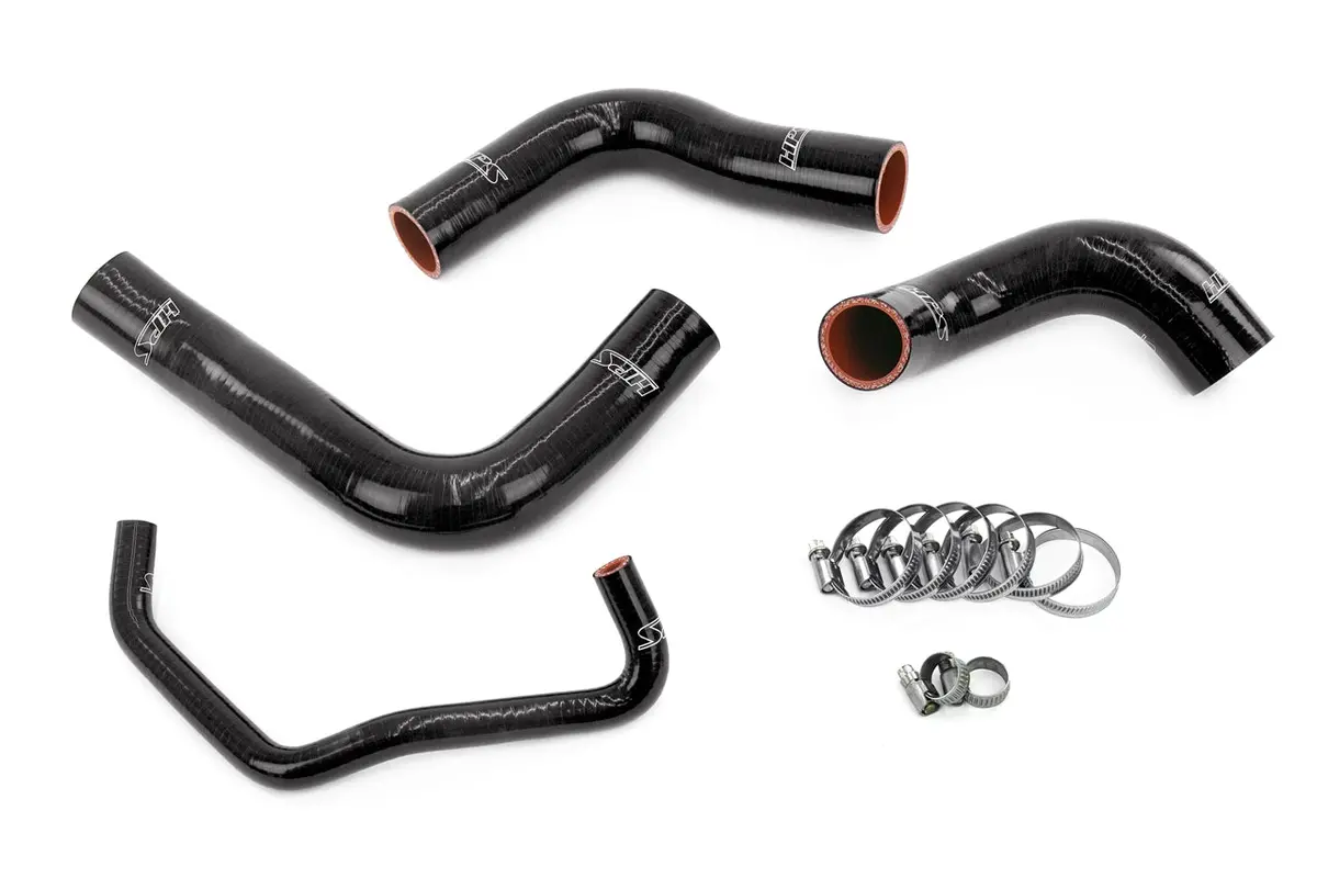 Hps Performance High Temp Reinforced Silicone Radiator Coolant Hose Kit, Black, 57-1842-Blk 1