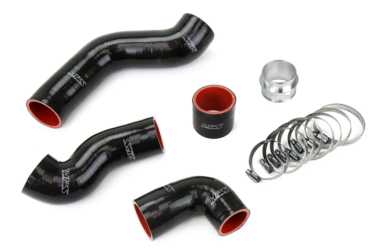 Hps Performance High Temp Reinforced Silicone Intercooler Hose Boots Kit, Black, 57-1845-Blk 1