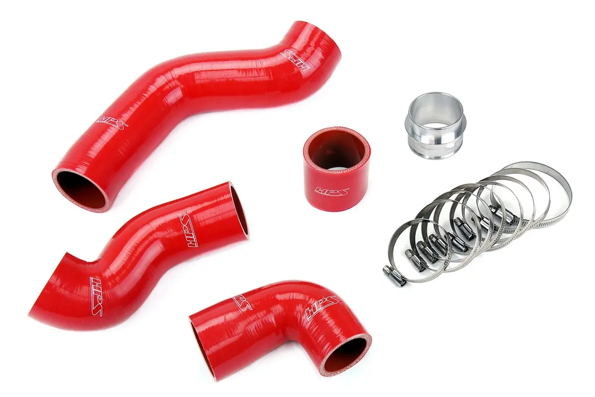 Hps Performance High Temp Reinforced Silicone Intercooler Hose Boots Kit, Red, 57-1845-Red 1