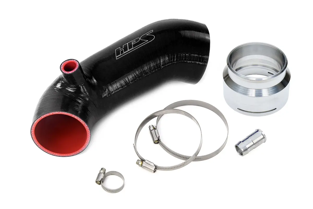 Hps Performance High Temp Reinforced Silicone Air Intake Hose Kit, Black, 57-1851-Blk 1