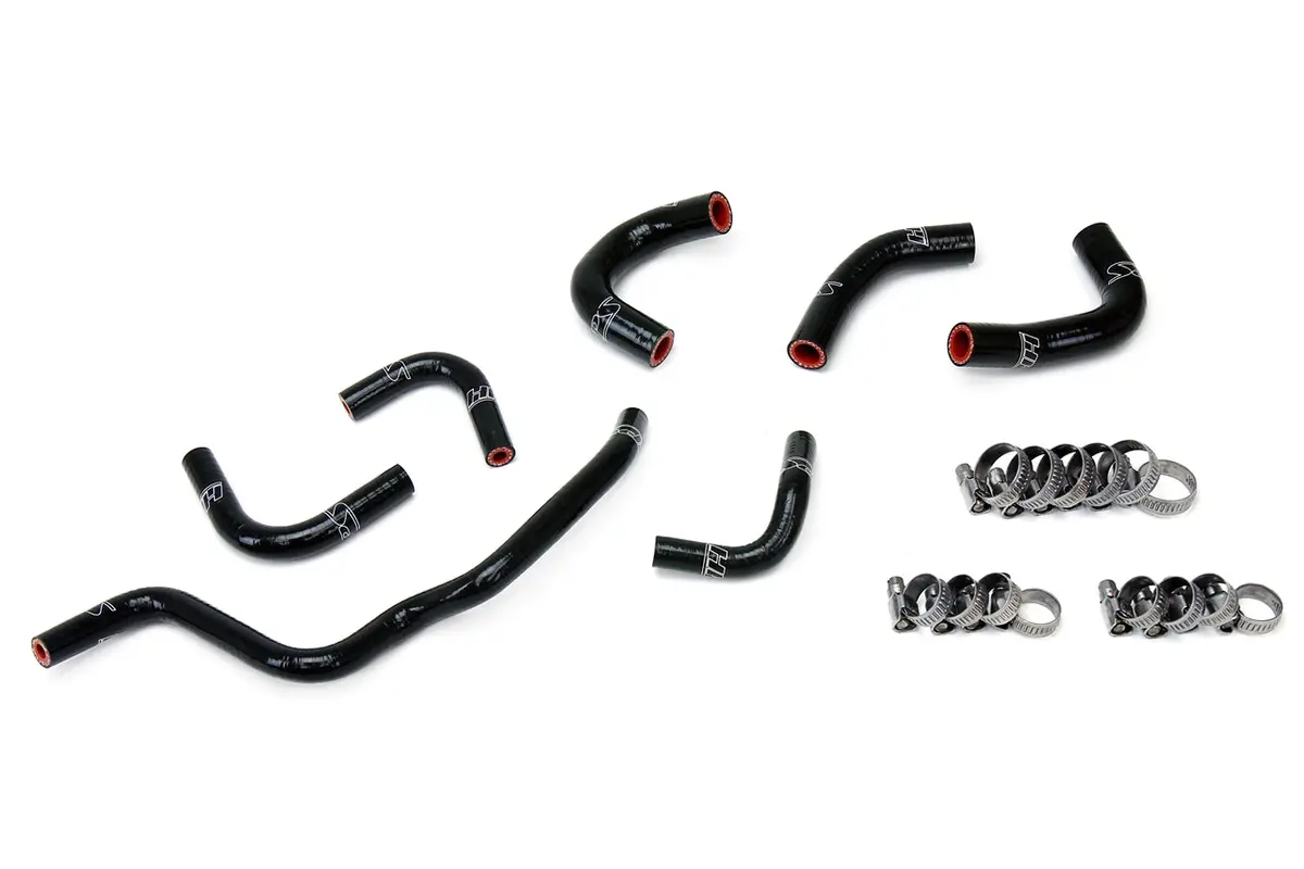 Hps Performance High Temp Reinforced Silicone Oil Cooler And Throttle Body Coolant Hose Kit, Black, 57-1857-Blk 1