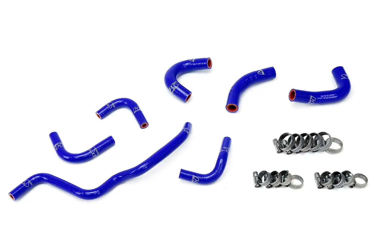 Hps Performance High Temp Reinforced Silicone Oil Cooler And Throttle Body Coolant Hose Kit, Blue, 57-1857-Blue 1