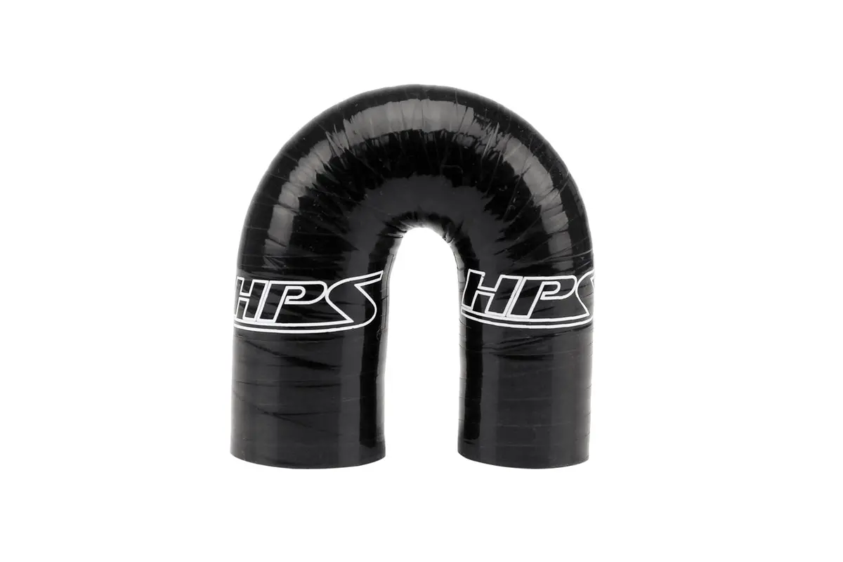 Hps Performance High Temp Reinforced Silicone Heater Core Bypass Loop Coolant Hose Ls Lt Lq, Black, 57-1864-Blk 2