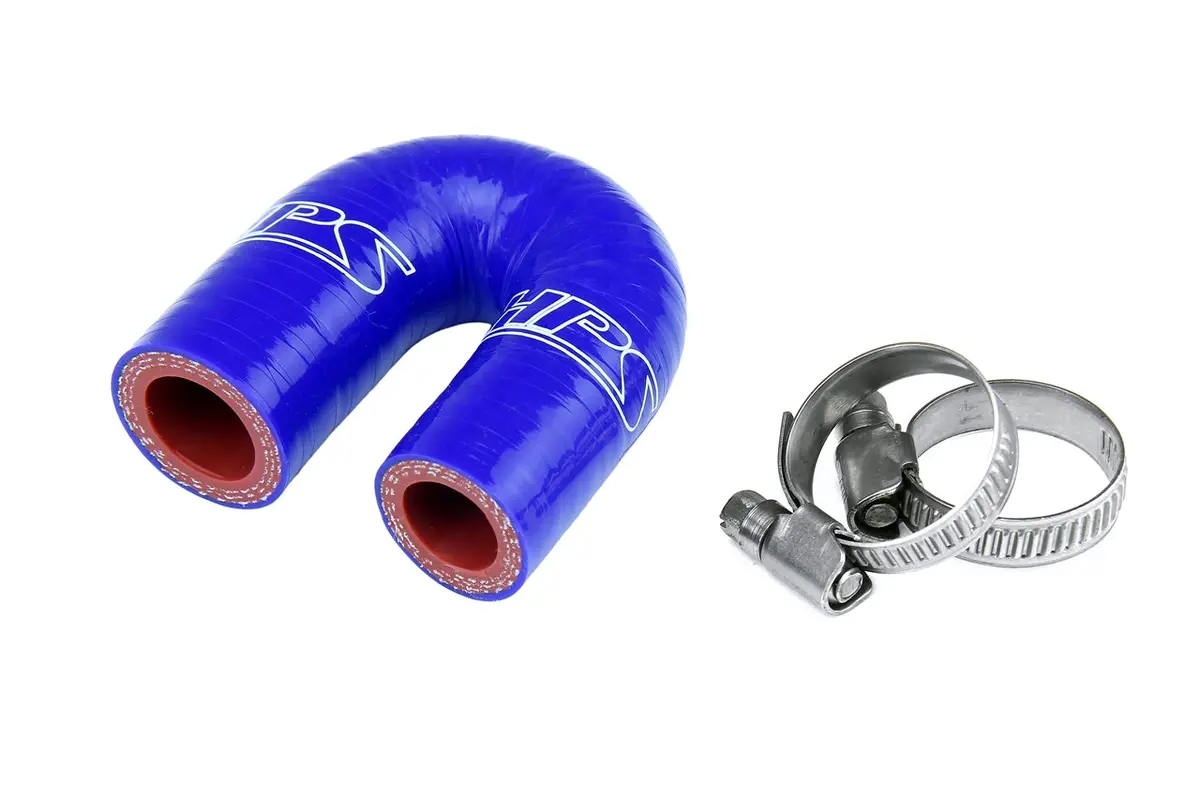 Hps Performance High Temp Reinforced Silicone Heater Core Bypass Loop Coolant Hose Ls Lt Lq, Blue, 57-1864-Blue 1