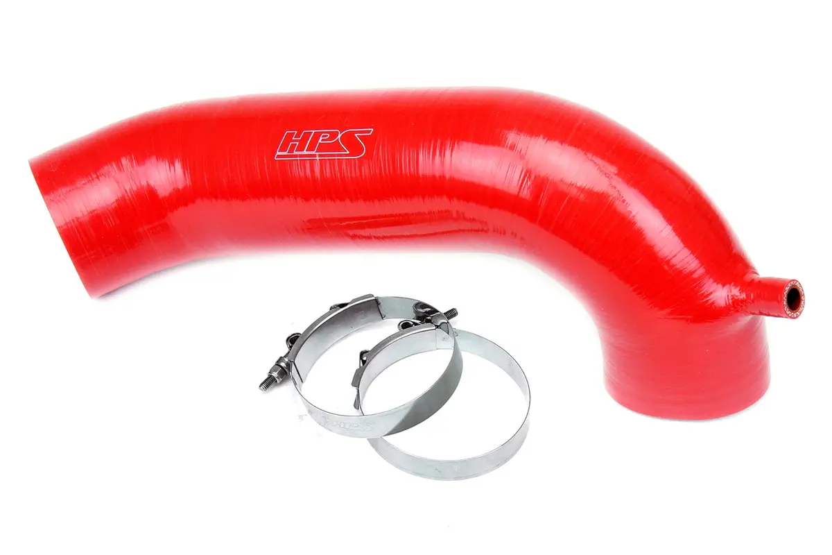 Hps Performance High Temp Reinforced Silicone Air Intake Hose Kit, Red, 57-1867-Red 1