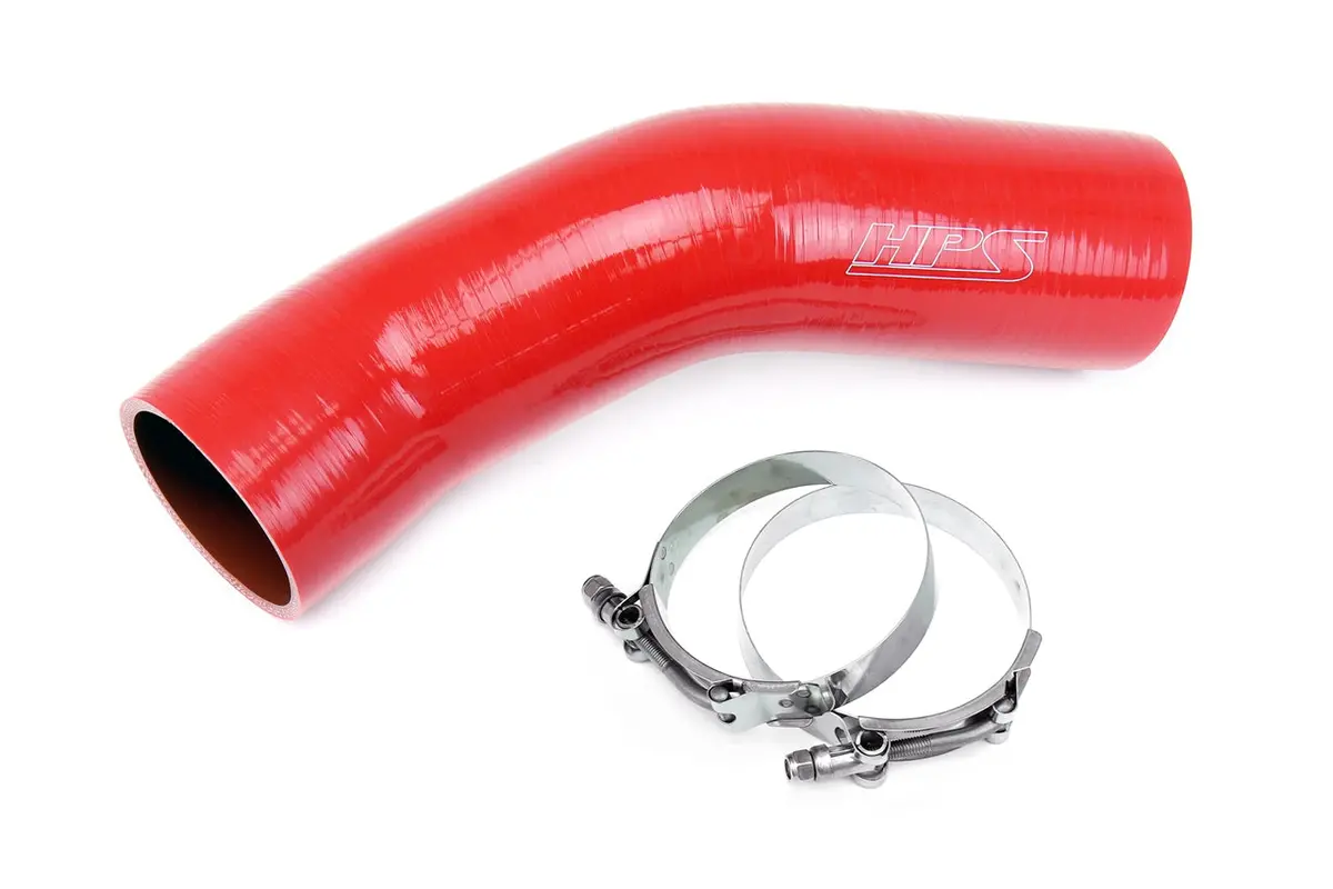 Hps Performance High Temp Reinforced Silicone Air Intake Hose Kit, Red, 57-1879-Red 1