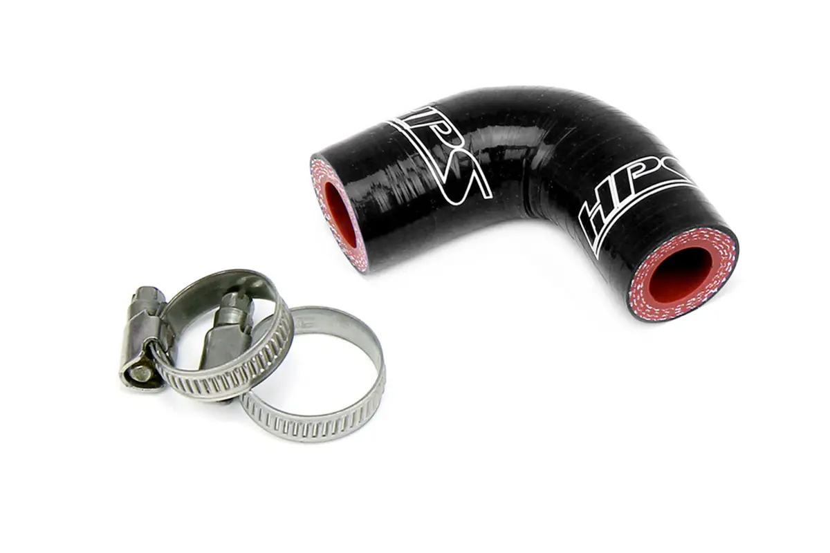Hps Performance Silicone High Temp Reinforced Oil Cooler Coolant Elbow Hose, Black, 57-1881-Blk 1