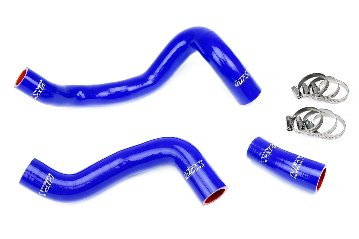 Hps Performance High Temp Reinforced Silicone Radiator Coolant Hose Kit, Blue, 57-1886-Blue 1