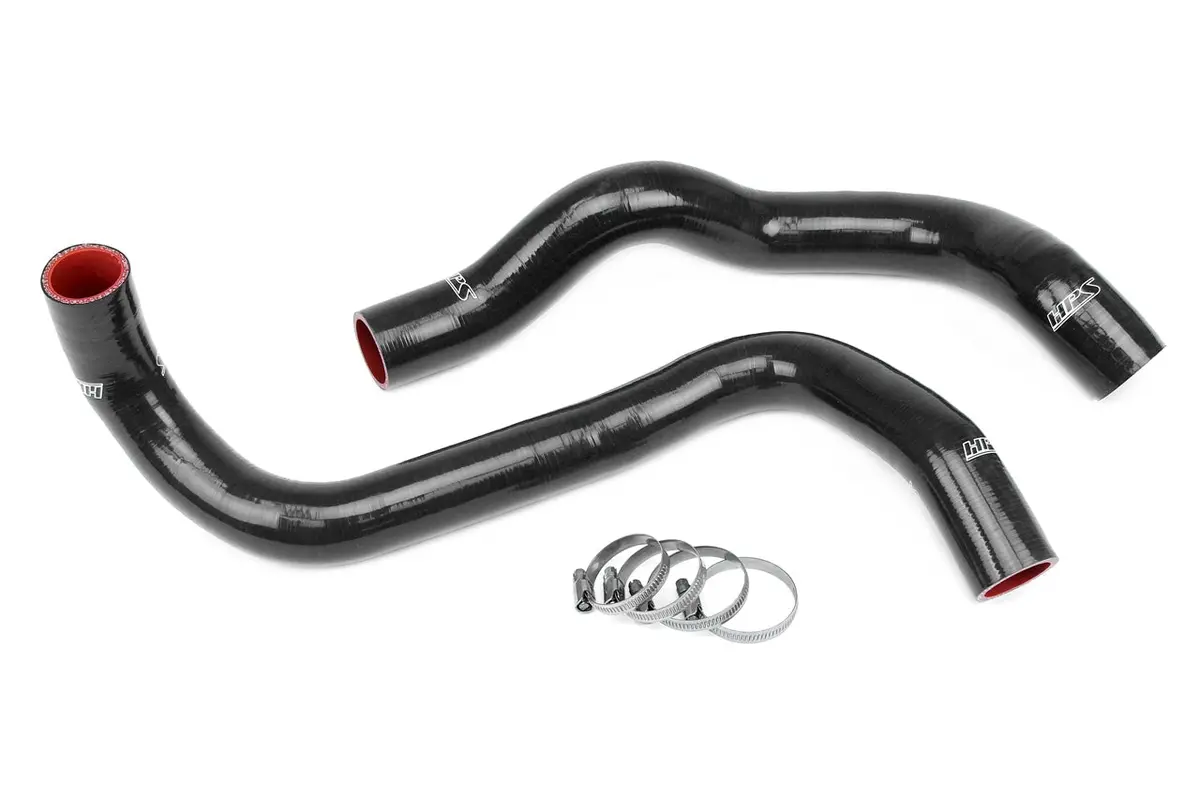 Hps Performance High Temp Reinforced Silicone Radiator Coolant Hose Kit, Black, 57-1902-Blk 1