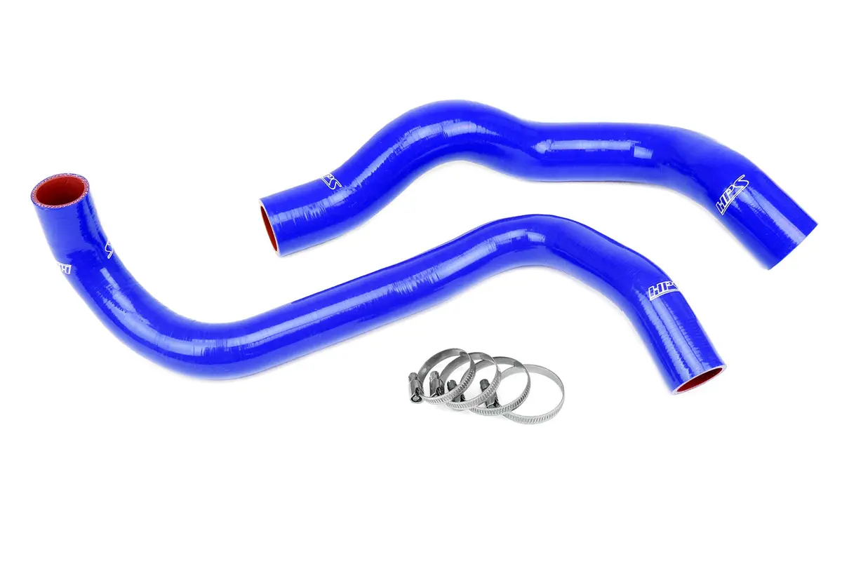 Hps Performance High Temp Reinforced Silicone Radiator Coolant Hose Kit, Blue, 57-1902-Blue 1