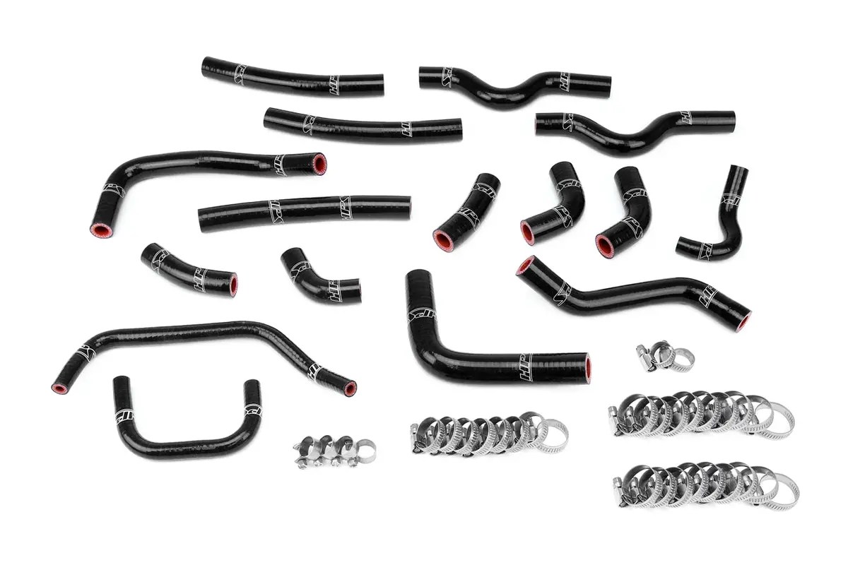 Hps Performance High Temp Reinforced Silicone Heater Coolant Hose Kit, Black, 57-1911-Blk 1