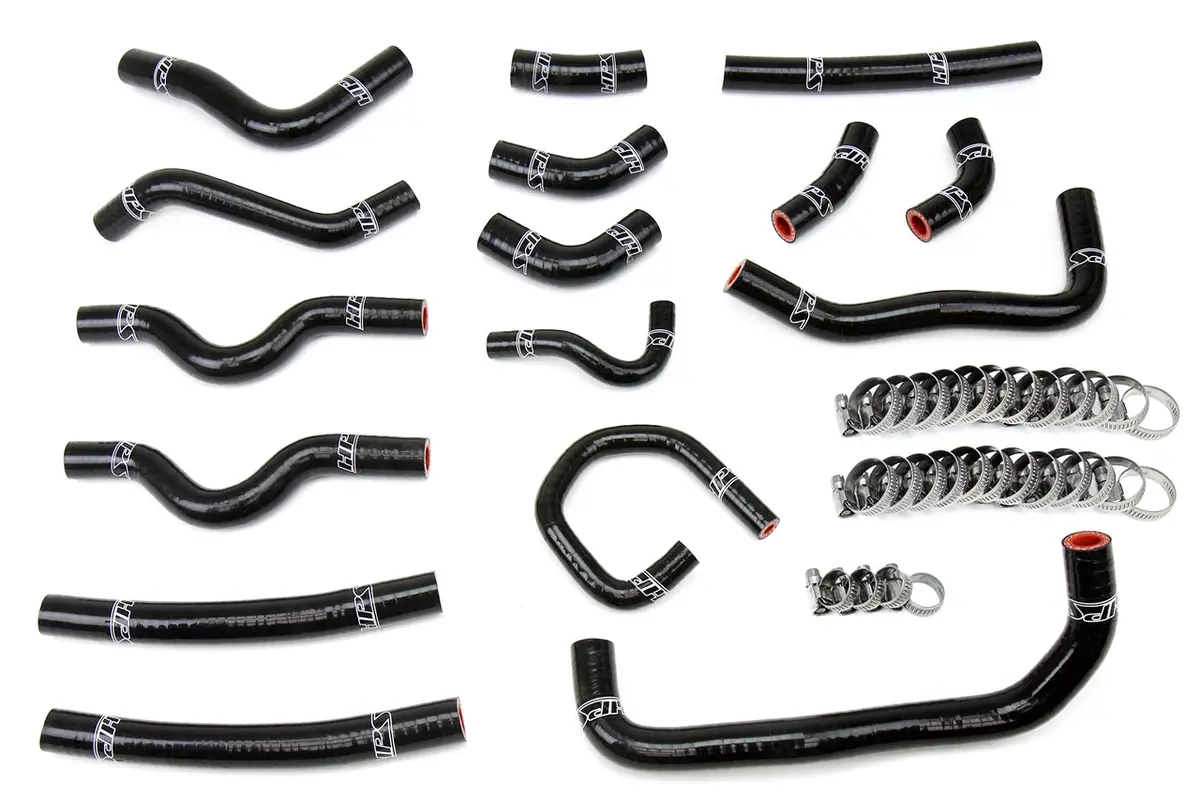Hps Performance High Temp Reinforced Silicone Heater Coolant Hose Kit, Black, 57-1913-Blk 1