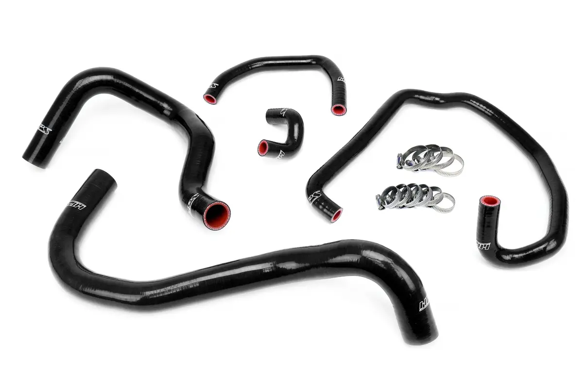 Hps Performance High Temp Reinforced Silicone Radiator And Heater Coolant Hose Kit, Black, 57-1921-Blk 1