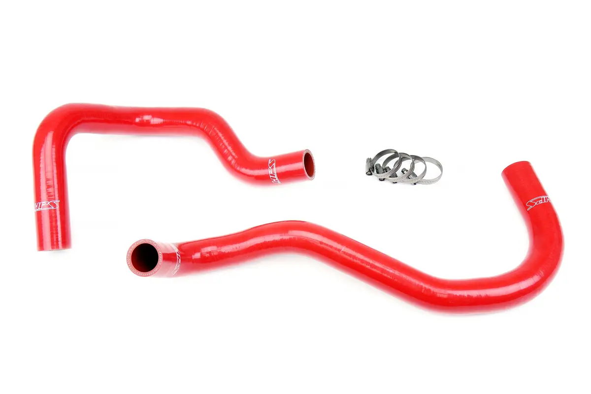 Hps Performance High Temp Reinforced Silicone Radiator Coolant Hose Kit, Red, 57-1921R-Red 1