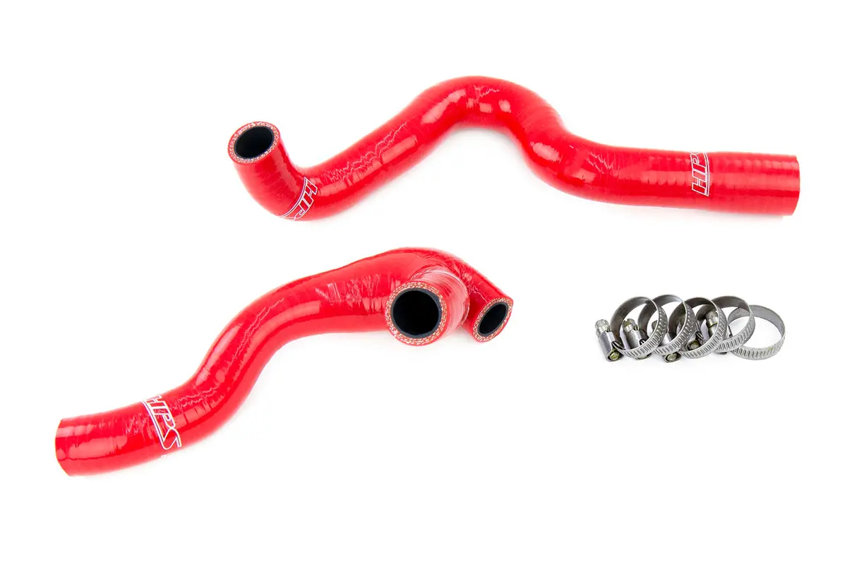 Hps Performance High Temp Reinforced Silicone Breather + Bpv Hose Kit, Red, 57-1934-Red 1