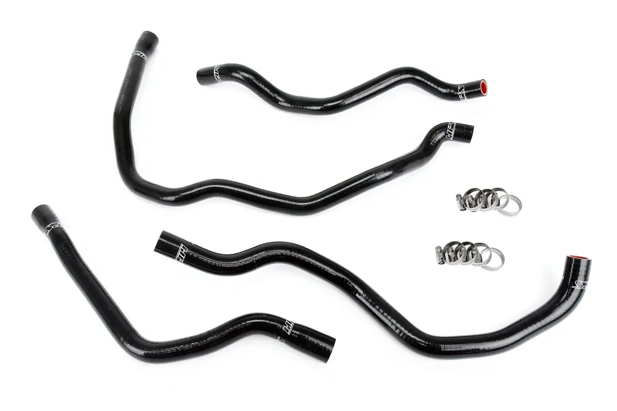 Hps Performance High Temp Reinforced Silicone Heater Coolant Hose Kit, Black, 57-1937-Blk 1
