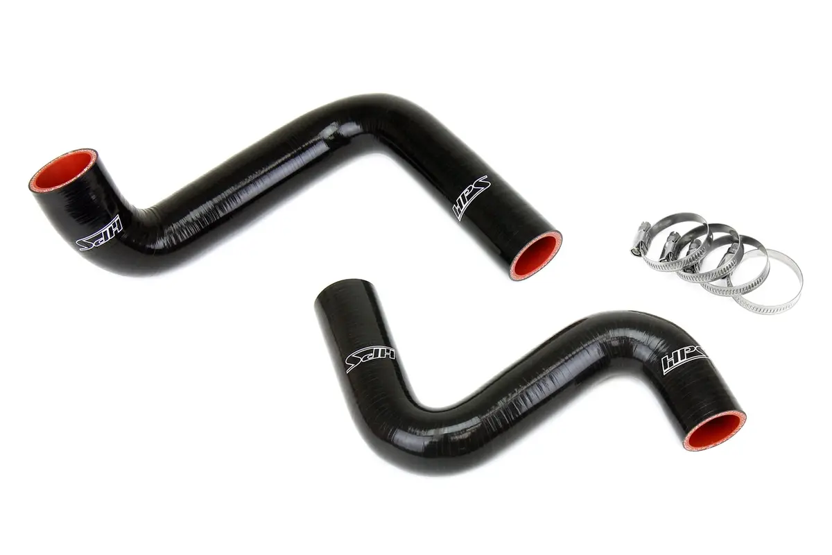 Hps Performance High Temp Reinforced Silicone Radiator Coolant Hose Kit, Black, 57-1955-Blk 1